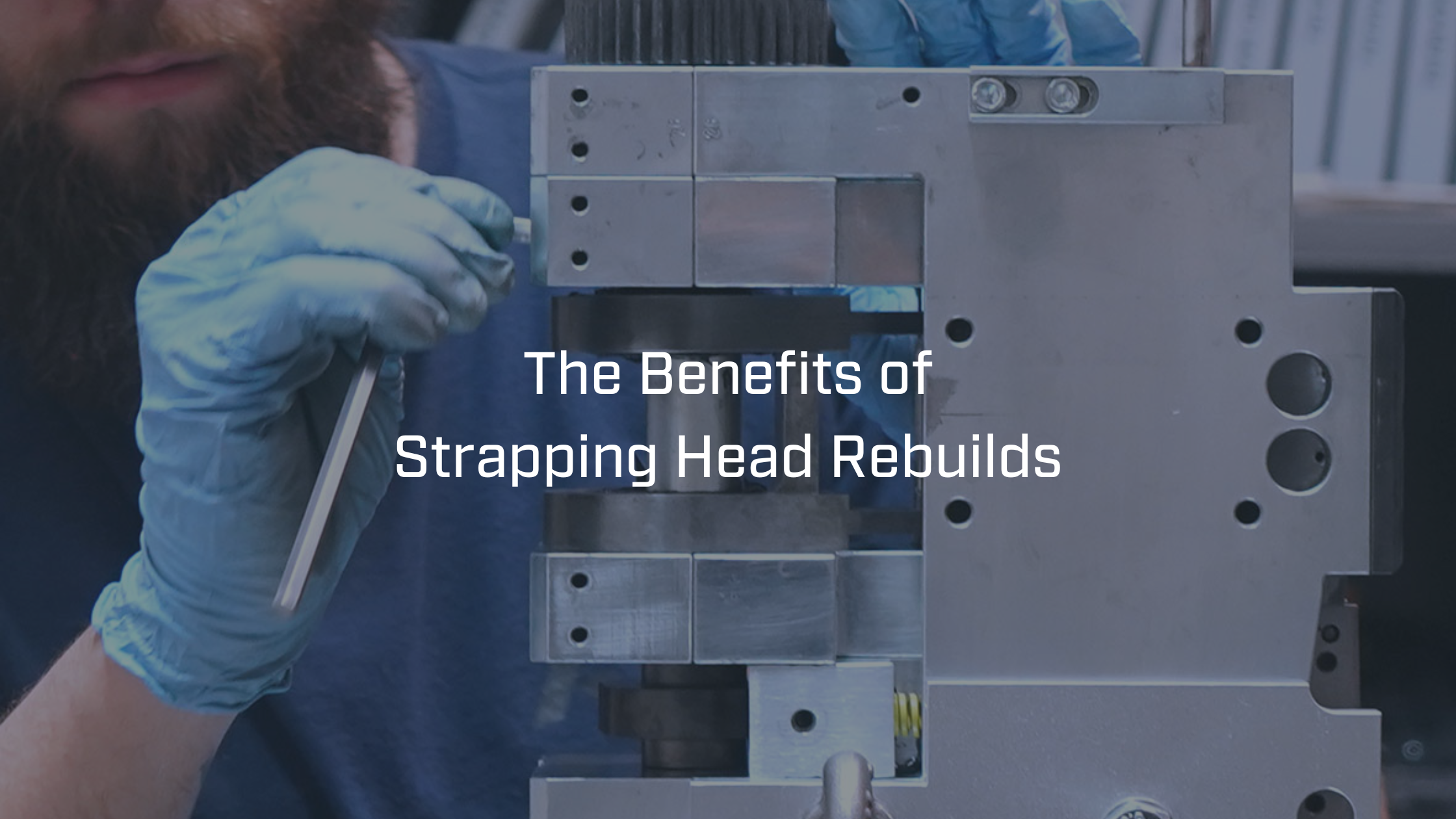 strapping head assembly and calibration process